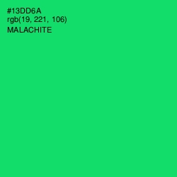 #13DD6A - Malachite Color Image