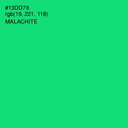 #13DD76 - Malachite Color Image