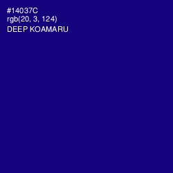 #14037C - Deep Koamaru Color Image