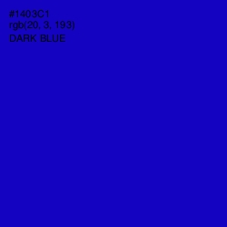 #1403C1 - Dark Blue Color Image