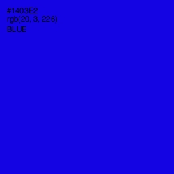 #1403E2 - Blue Color Image