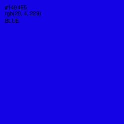 #1404E5 - Blue Color Image