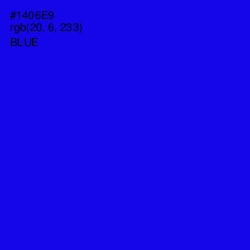 #1406E9 - Blue Color Image