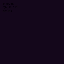 #14071C - Ebony Color Image