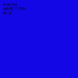 #1407E5 - Blue Color Image