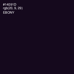 #14091D - Ebony Color Image