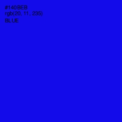 #140BEB - Blue Color Image