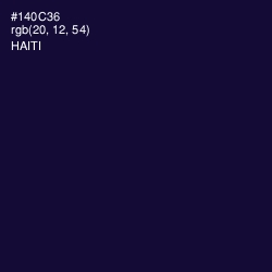 #140C36 - Haiti Color Image