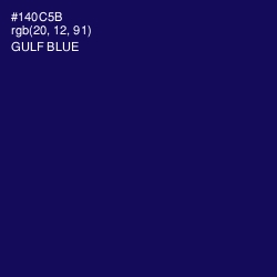 #140C5B - Gulf Blue Color Image