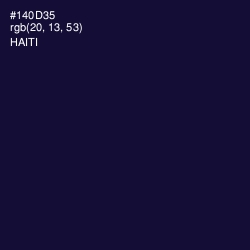#140D35 - Haiti Color Image