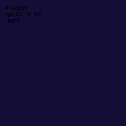 #140E36 - Haiti Color Image