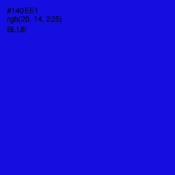 #140EE1 - Blue Color Image