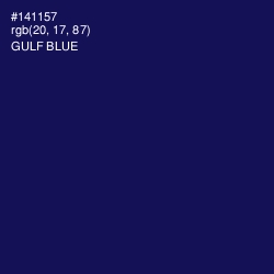 #141157 - Gulf Blue Color Image