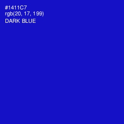 #1411C7 - Dark Blue Color Image