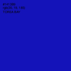 #1413B9 - Torea Bay Color Image