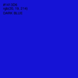 #1413D6 - Dark Blue Color Image