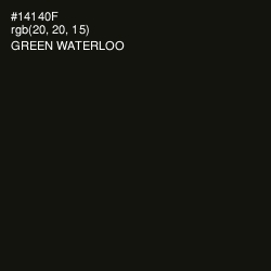 #14140F - Green Waterloo Color Image