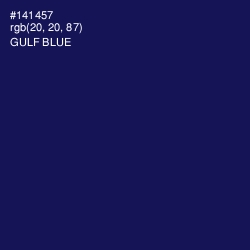 #141457 - Gulf Blue Color Image