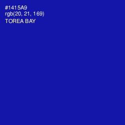 #1415A9 - Torea Bay Color Image