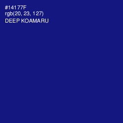 #14177F - Deep Koamaru Color Image