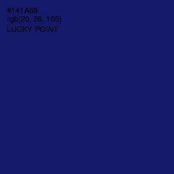 #141A69 - Lucky Point Color Image