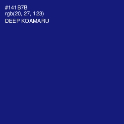 #141B7B - Deep Koamaru Color Image