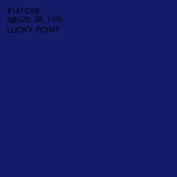 #141C69 - Lucky Point Color Image