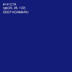 #141C7A - Deep Koamaru Color Image