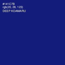 #141C7B - Deep Koamaru Color Image