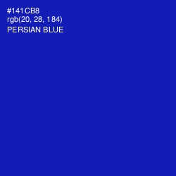 #141CB8 - Persian Blue Color Image