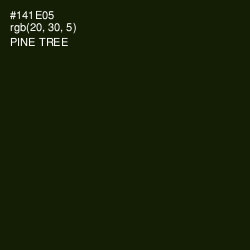 #141E05 - Pine Tree Color Image