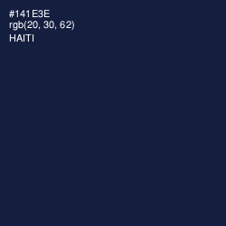 #141E3E - Haiti Color Image