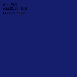 #141E6D - Lucky Point Color Image