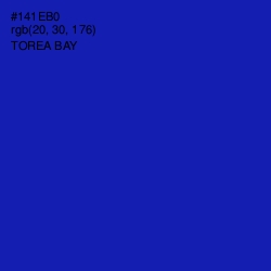 #141EB0 - Torea Bay Color Image