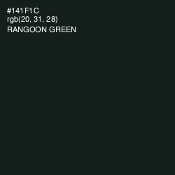 #141F1C - Rangoon Green Color Image