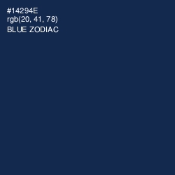 #14294E - Blue Zodiac Color Image