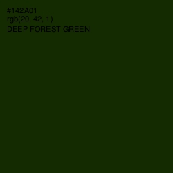 #142A01 - Deep Forest Green Color Image