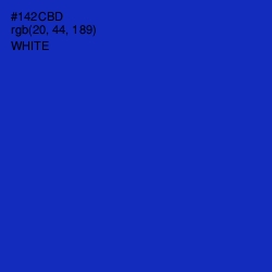 #142CBD - Persian Blue Color Image