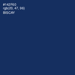 #142F60 - Biscay Color Image