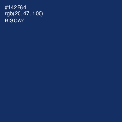 #142F64 - Biscay Color Image