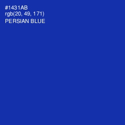 #1431AB - Persian Blue Color Image