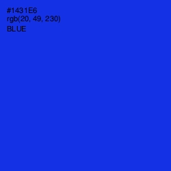 #1431E6 - Blue Color Image