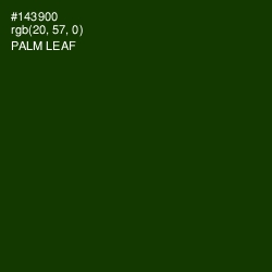#143900 - Palm Leaf Color Image