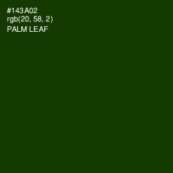 #143A02 - Palm Leaf Color Image