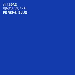 #143BAE - Persian Blue Color Image