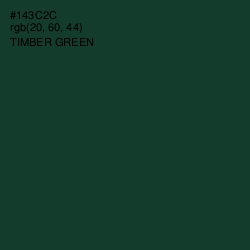 #143C2C - Timber Green Color Image