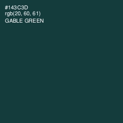 #143C3D - Gable Green Color Image