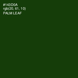 #143D0A - Palm Leaf Color Image