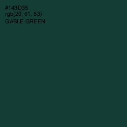 #143D35 - Gable Green Color Image