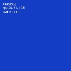 #143DC6 - Dark Blue Color Image